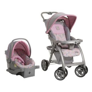 Baby Girl Travel System Stroller Car Seat Pooh Pink And Gray Safety 