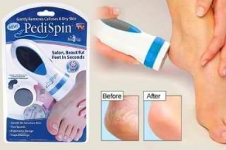 spin electronic foot callus removal kit smooth sexy feet as seen on tv 