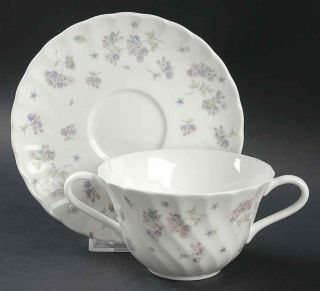 manufacturer wedgwood pattern april flowers piece cream soup saucer 