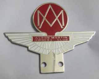 Aston Martin Owners Club Grill Badge Emblem Porsche MG