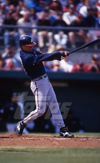 1996 Topps Baseball Slide Negative Chipper Jones Atlanta Braves