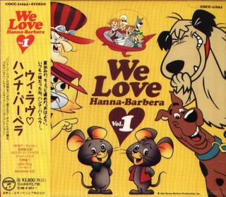 We Love Hanna Barbera Vol 1 Soundtrack Japan CD New