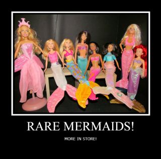 Barbie Skipper Mermaid Big Lot Ariel Mermaidia Gown Clothing 