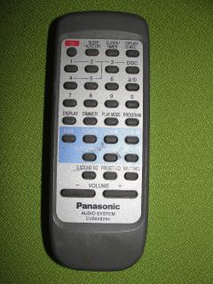 Panasonic Audio System EUR64864 Remote Control