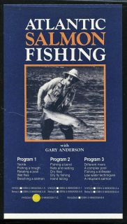 Atlantic Salmon Fishing with Gary Anderson Fly Fishing VHS Video 1984
