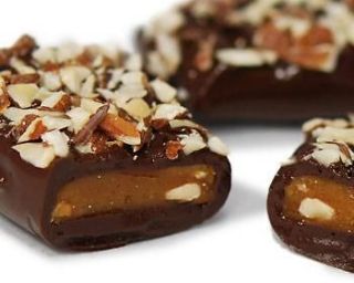 dark chocolate covered toffee with almonds candy 1 lb more