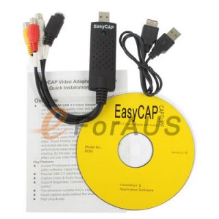USB 2.0 Easycap Video TV VCD DVD Capture Device Maker DC60
