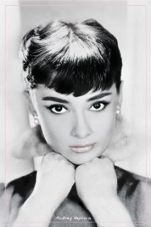 Audrey Hepburn Beautiful Lips Poster