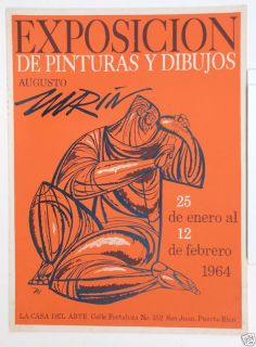 Exposicion de Pinturas Y Dibujos 1964 Augusto Marin