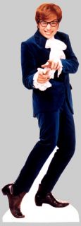 Austin Powers Mike Myers Spy Lifesize Cardboard Standup Standee Cutout 