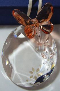 Swarovski Crystal Butterfly Hanging Ornament 899377 Mint in Box 