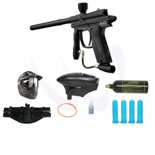 Azodin Blitz Black Paintball Marker Fasta SWAT Combo Package 9193