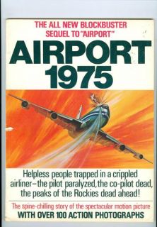 Souvenir Book Arthur Hailey/Ted Sennett Airport1975 Charlton Heston 