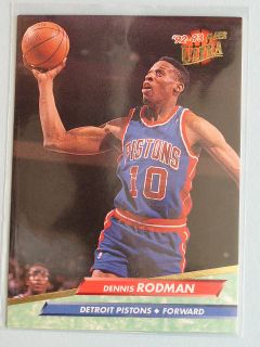 Dennis Rodman Detroit Pistons 1992 93 Fleer Ultra 58