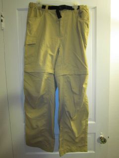 Quest Convertable Nylon Hiking Pants Size L 34 36 Waist