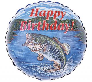 Birthday Fishing 18 Bigmouth Bass Lake Party Fisherman