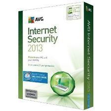 NEW AVG Internet Security 2013 3 PCs PC TuneUp Lojack *SHIP NEXT DAY 