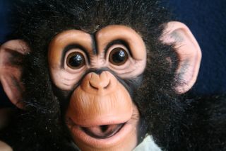 Axtells Amazing Apes Chimpanzee Ventriloquist Puppet Stuffed Animal 