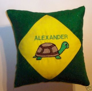 PERSONALIZED Tooth Fairy Pillow   TURTLE   ANIMAL
