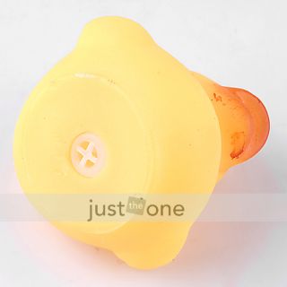 10x Baby Bath Toy Cute Rubber Race Squeaky Duck Yellow
