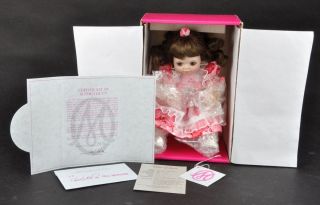 Marie Osmond Baby Marie Paper Roses Tiny Tot Porcelain Doll Mint in 