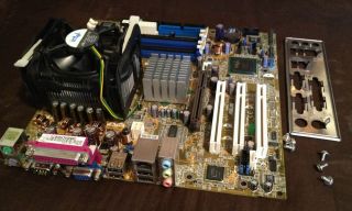 Asus P4P800 VM Socket 478 MotherBoard 865G Intel with Processor