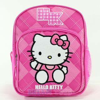   Sanrio Pink Argyle Print 10 Toddler Mini Backpack Girls Bag