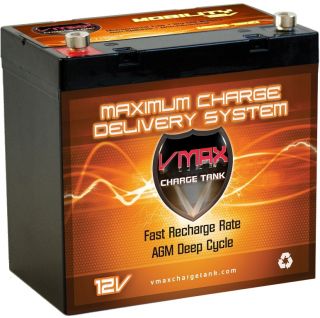   EVP1238 Pass 12V VMAX AGM Battery Golf Cart Batteries MB137