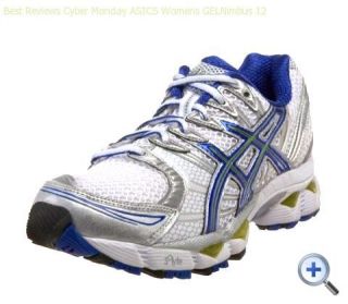 Womens Asics Gel Nimbus 12 Running Shoes White Delphinium Kiwi
