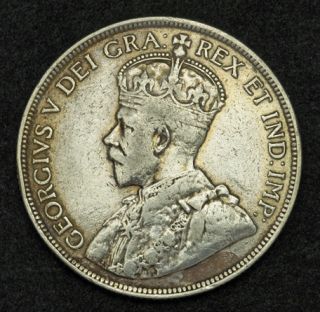 1921, Cyprus (British Admin.), George V. Silver 18 Piastres Coin. VF+