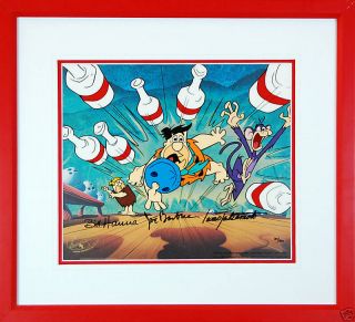 Hanna Barbera The Flintstones Kingpin Ltd Ed Orig Cel