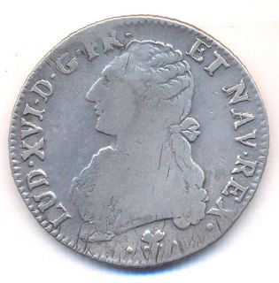   up to 120 grams france louis xvi ecu silver 1789 l bayonne nice