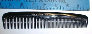 Hard Rubber Classic Barber Comb A074 Cutting Styling 7 1 2 inch Long 