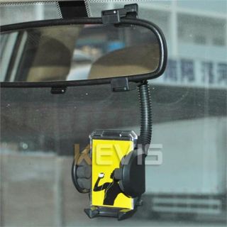 Universal Rearview Mirror Car Mount Holder for Samsung Galaxy Note II 