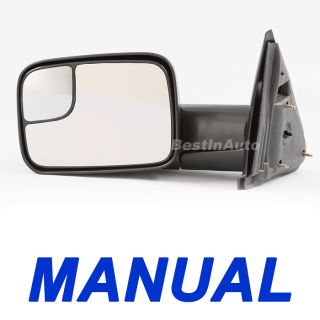   Manual Extendable Tow Towing camper Side View Mirror Fast SHIP