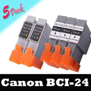  & Color Ink Cartridge for CANON i250 60 70 PIXMA iP1500 BCI 24