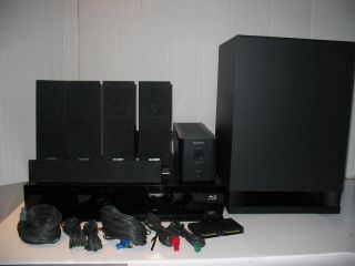 Sony BDV E770W 3D Blu ray DVD Disc Home Theater System Complete with 