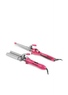   IN 1 STYLING IRON CURLING WAND 3 BARREL WAVER HAIR CURLER STYLING SET