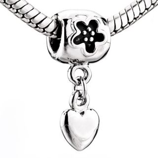   European Silver Bead Charm for Beaded Elegant Bracelet S83
