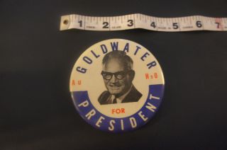 For President Barry GOLDWATER 1964 Political Campaign Pin Button 