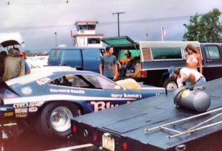 Blue Max Harry Schmidt Raymond Beadle 1974 Ford Mustang II Funny Car 