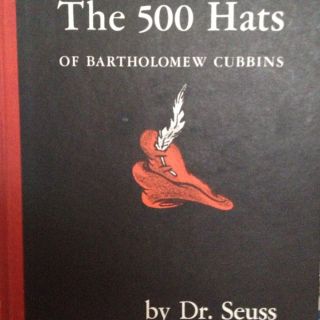 Dr Suess 500 Hats of Bartholomew Cubbins 1938 Vanguard Publishers 