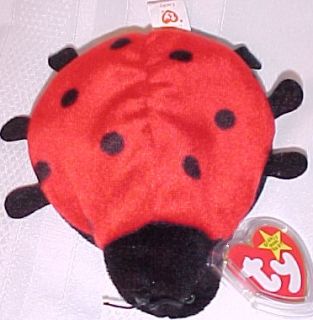 Ty Beanie Baby Babies Lucky The Lady Bug 4th Gen Retired