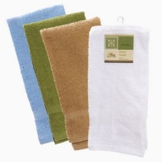 Home Store Towel Sets Bath Hand Wash Cloth Green White Tan Blue New 