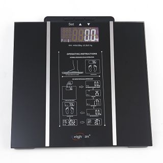   Digital Body Fat and Water Bathroom Scale with Step on Tech