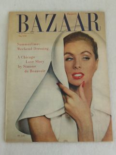   HARPERS BAZAAR   CHICAGO LOVE STORY by Simone de Beauvoir May 1956