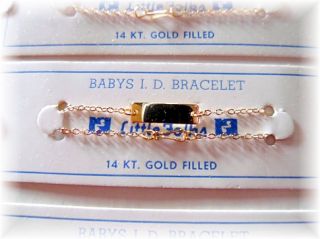  sweet little baby id bracelet i purchased jewelry store inventory from