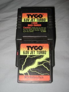 Tyco 6 0V Jet Turbo 4 Hour Quick Charger NiCd Battery Pack