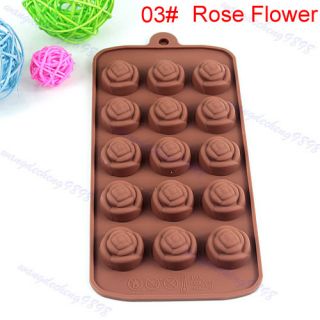   Chocolate Cake Cookie Muffin Jelly Baking Silicone Bakeware Mould Mold