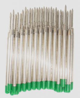 10 Ballpoint Refills for Parker Pen Green Medium